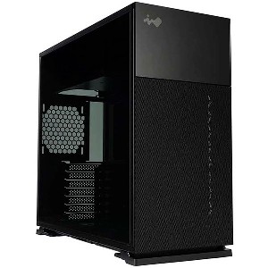Chassis In Win 127 Mid Tower, Tempered Glass, Mesh Front, ARGB Logo, Quick-Release Side